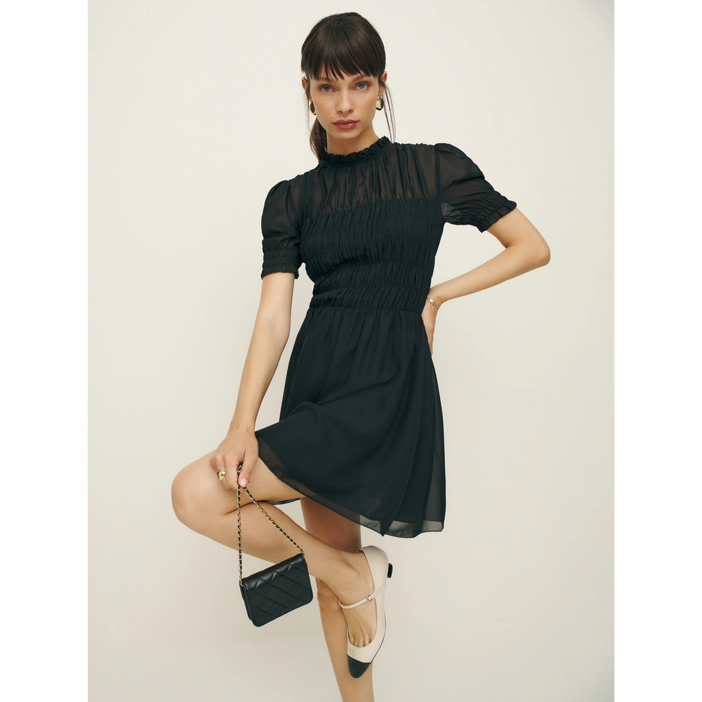 Reformation Mimsy Dress in Black